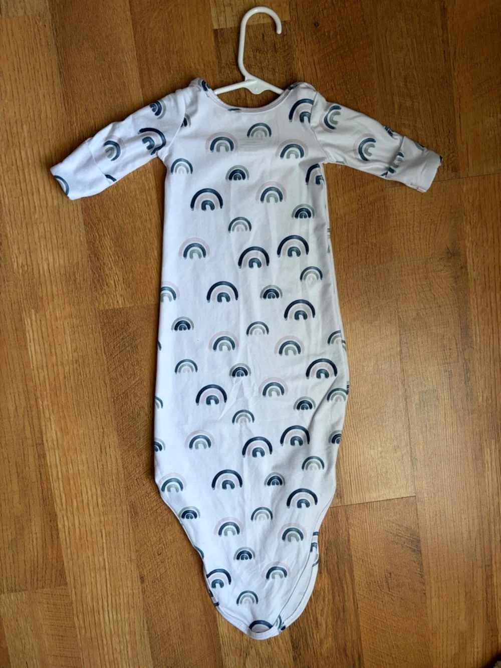 Caden Lane Brooks’ Blue Rainbow Knotted Gown 0-3 Months
